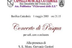Concerto di Pasqua 2003 (01/05/2003)