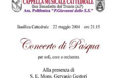 Concerto di Pasqua 2004 (22/05/2004)